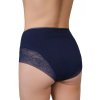 Dámské vyšší krajkové kalhotky Daniela 55/9-94 Fabio (Barva/Velikost <img KodProduktu="2155994H">modrá tmavá / XXL/3XL)