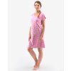 Košilka noční dámská krátký rukáv 19132P (Barva/Velikost <img KodProduktu="19132P">růžovofialová, pink / XXL)