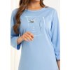 Dámská noční košile REGINA 166/51 – Pohodlí a elegance (Barva/Velikost <img KodProduktu="3816651H">modrá / 4XL)