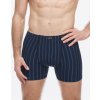 Boxerky delší nohavička 74178P (Barva/Velikost <img KodProduktu="74178P">lékořice, sv. modrá / XXL/3XL)
