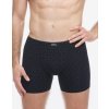 Boxerky s delší nohavičkou 74181P (Barva/Velikost <img KodProduktu="74181P">černá, tm. šedá / XL/XXL)