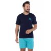 Pánské pyžamo Gor 1690 HOTBERG – Pohodlí a styl (Barva/Velikost <img KodProduktu="401690H">granát (modrá) / XXL)