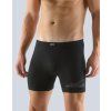 Boxerky s delší nohavičkou 74113P (Barva/Velikost černá, šedá / S/M)