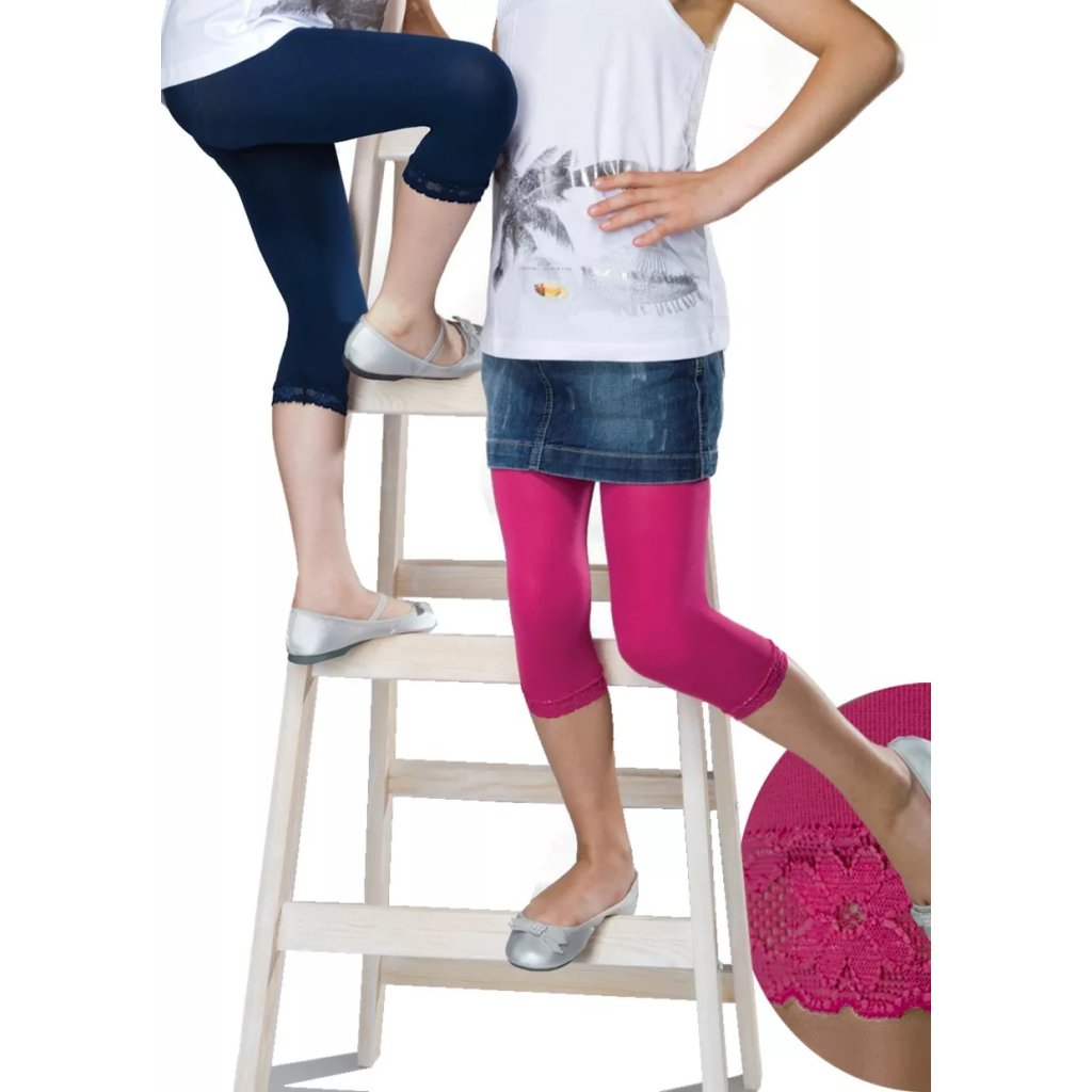 Dievčenské legíny Ada 748 Gabriella (Farba / Veľkosť <img KodProduktu="310748H"> zelená mint / 140/146)