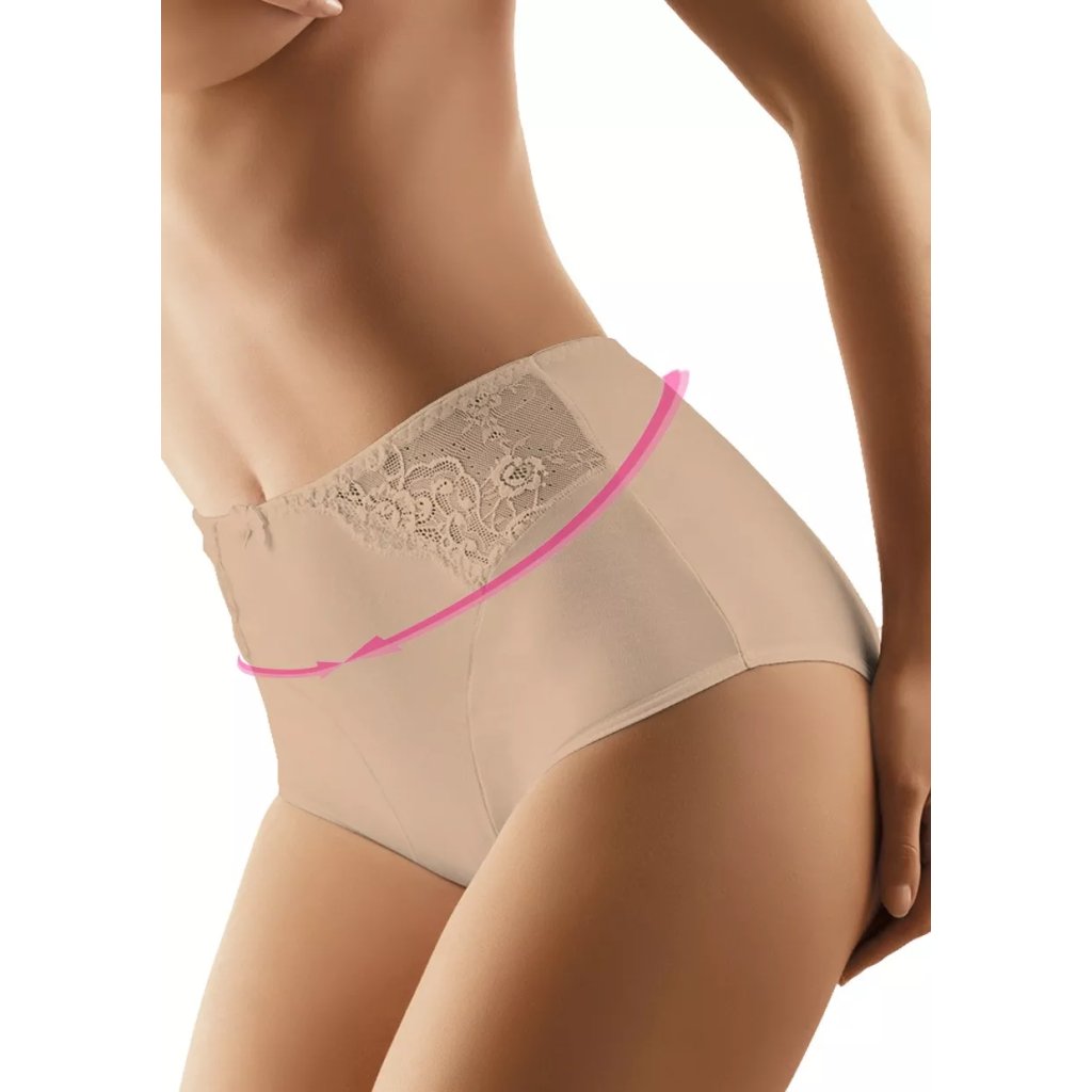Dámske vyššia čipkované nohavičky BBL 054 Babell (Farba / Veľkosť <img KodProduktu="35054bH"> telová / XXL/3XL)