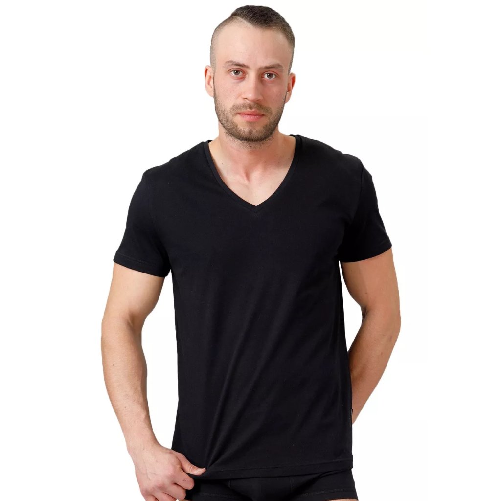 Pánske jednofarebné tričko s krátkym rukávom HOTBERG (Farba / Veľkosť <img KodProduktu="40178H"> svetlý melír / XXL/3XL)