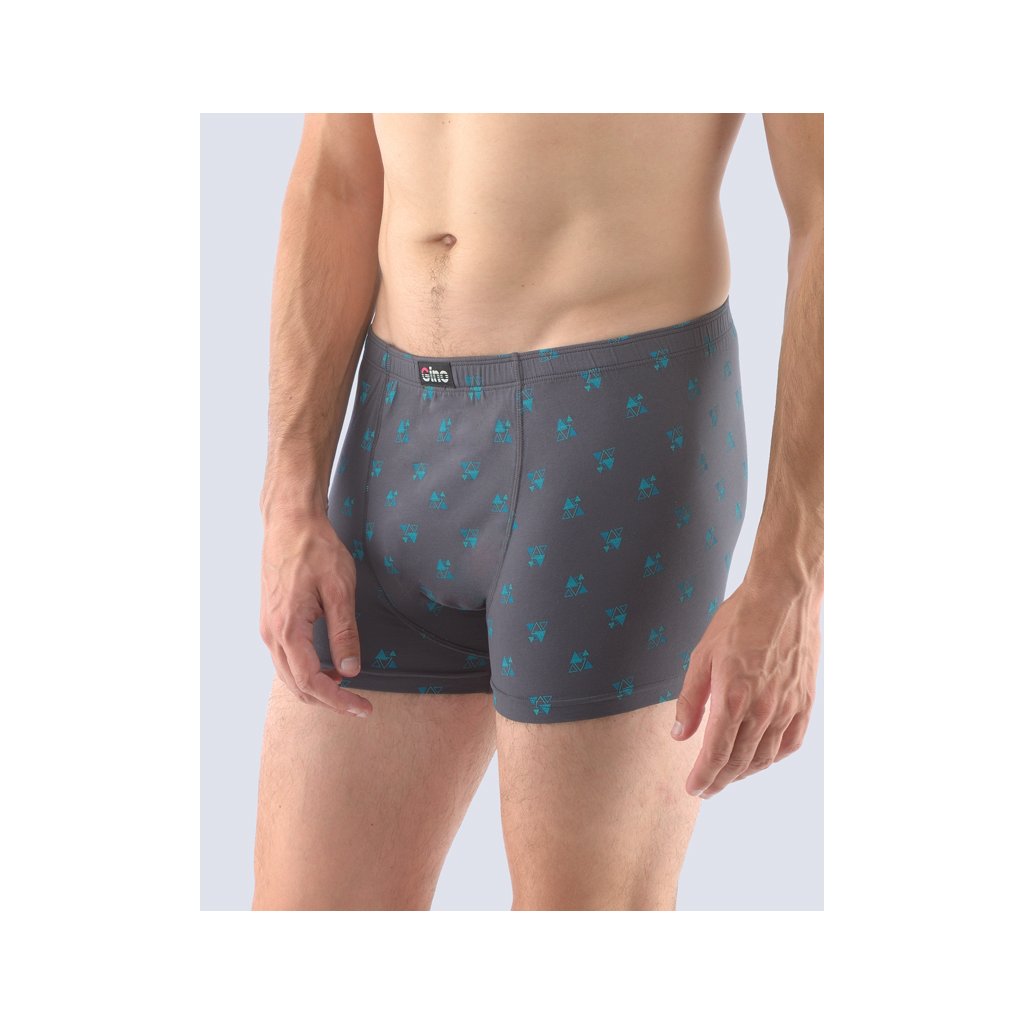 Boxerky s kratšou nohavičkou (Farba / Veľkosť <img KodProduktu="73107P"> dunaj, tm. tyrkysová / XL/XXL)