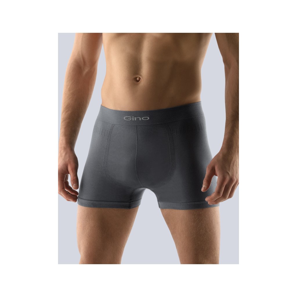 Pánske trenky bezšvové 54000P (Farba / Veľkosť <img KodProduktu="54000P"> tm. šedá / M/L)