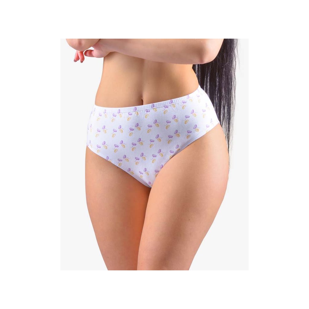 Nohavičky klasické vo väčších veľkostiach 11083P (Farba / Veľkosť <img KodProduktu="11083P"> cukrová, violet / XXL/3XL)