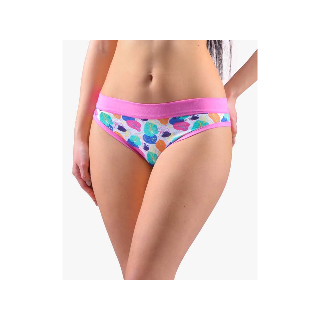 Nohavičky bokové so širokým bokom Disco 17 16169P (Farba / Veľkosť <img KodProduktu="16169P"> pink, atlantic / L/XL)
