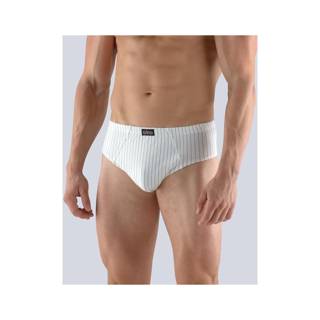 Výhodné balenie 5 kusov - Slipy so širším bokom 71093P (Farba / Veľkosť <img KodProduktu="71093P"> biela, tm. šedá / L/XL)