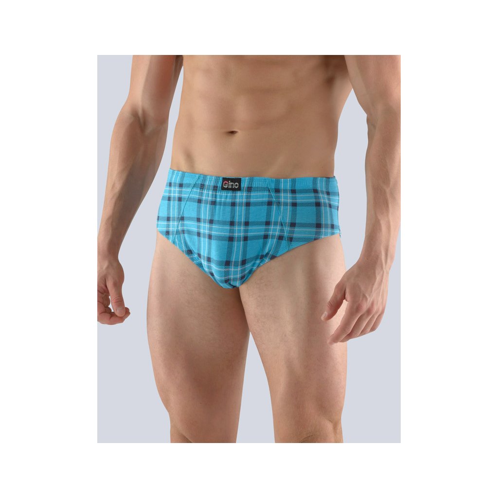 Výhodné balenie 5 kusov - Slipy so širším bokom 71094P (Farba / Veľkosť <img KodProduktu="71094P"> tm. tyrkysová, tm. šedá / XL/XXL)