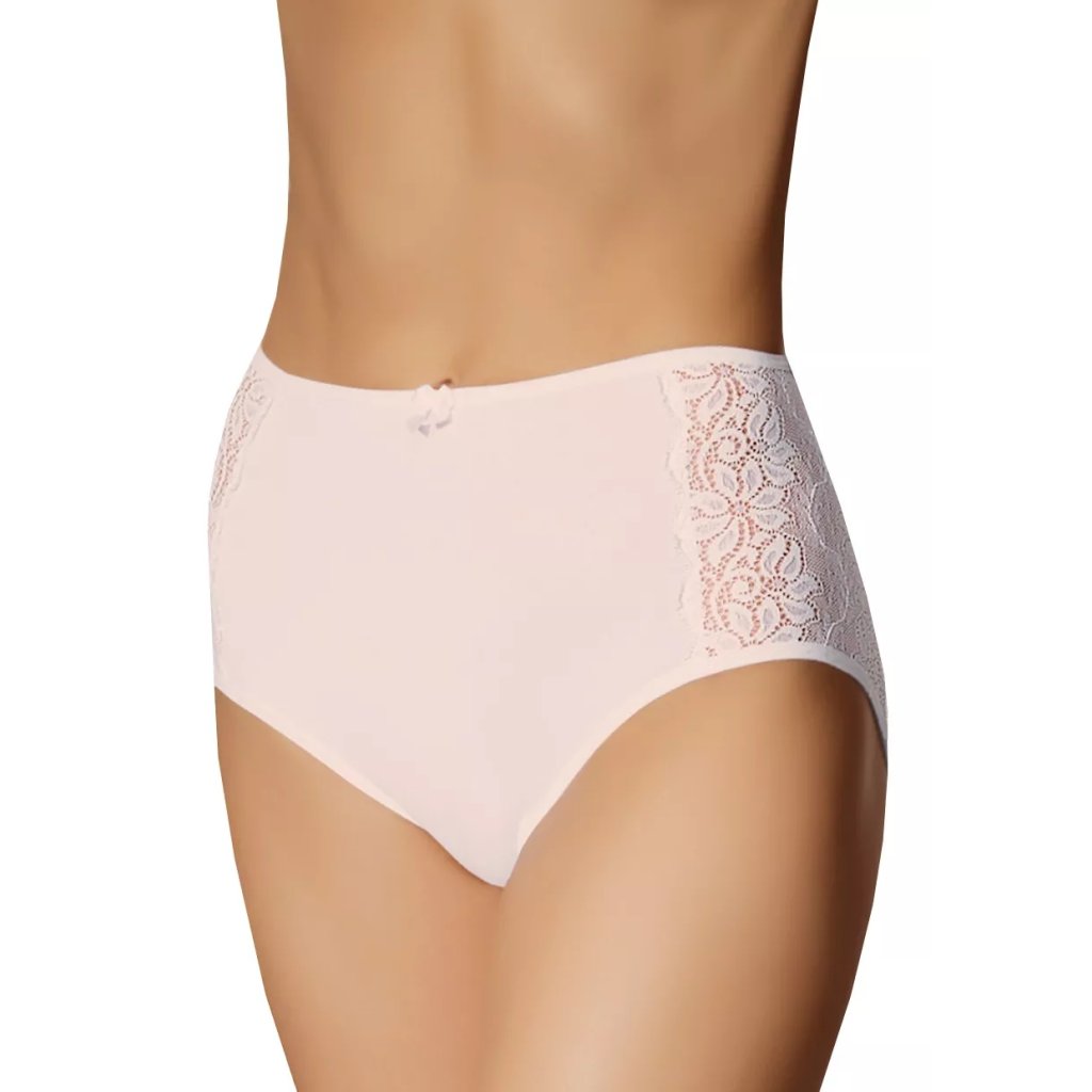 Dámske vyššie krajkové nohavičky Zarita Emili (Farba / Veľkosť <img KodProduktu="05130040H"> telová / XXL/3XL)