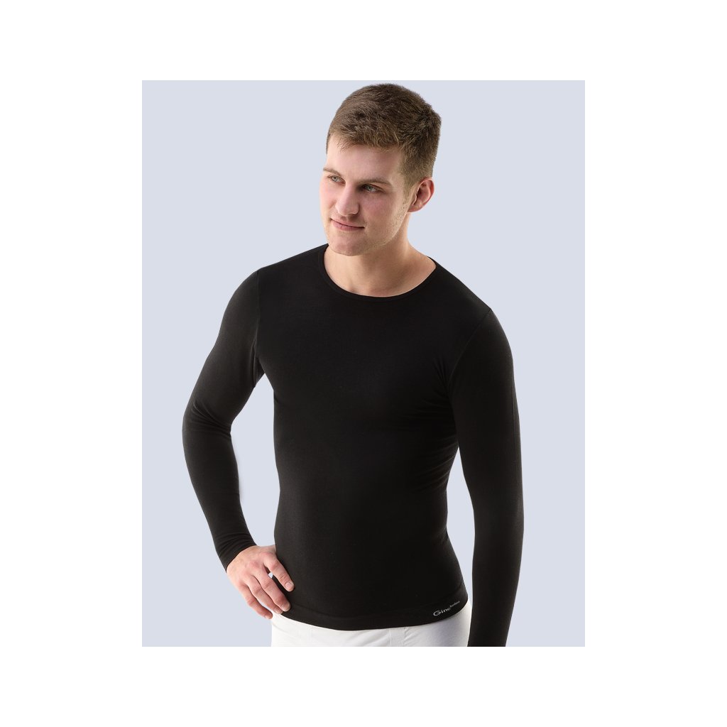 Výhodné balenie 5 kusov - Tričko dlhý rukáv - bezšvíkové 58004P (Farba / Veľkosť <img KodProduktu="58004P"> biela / S/M)