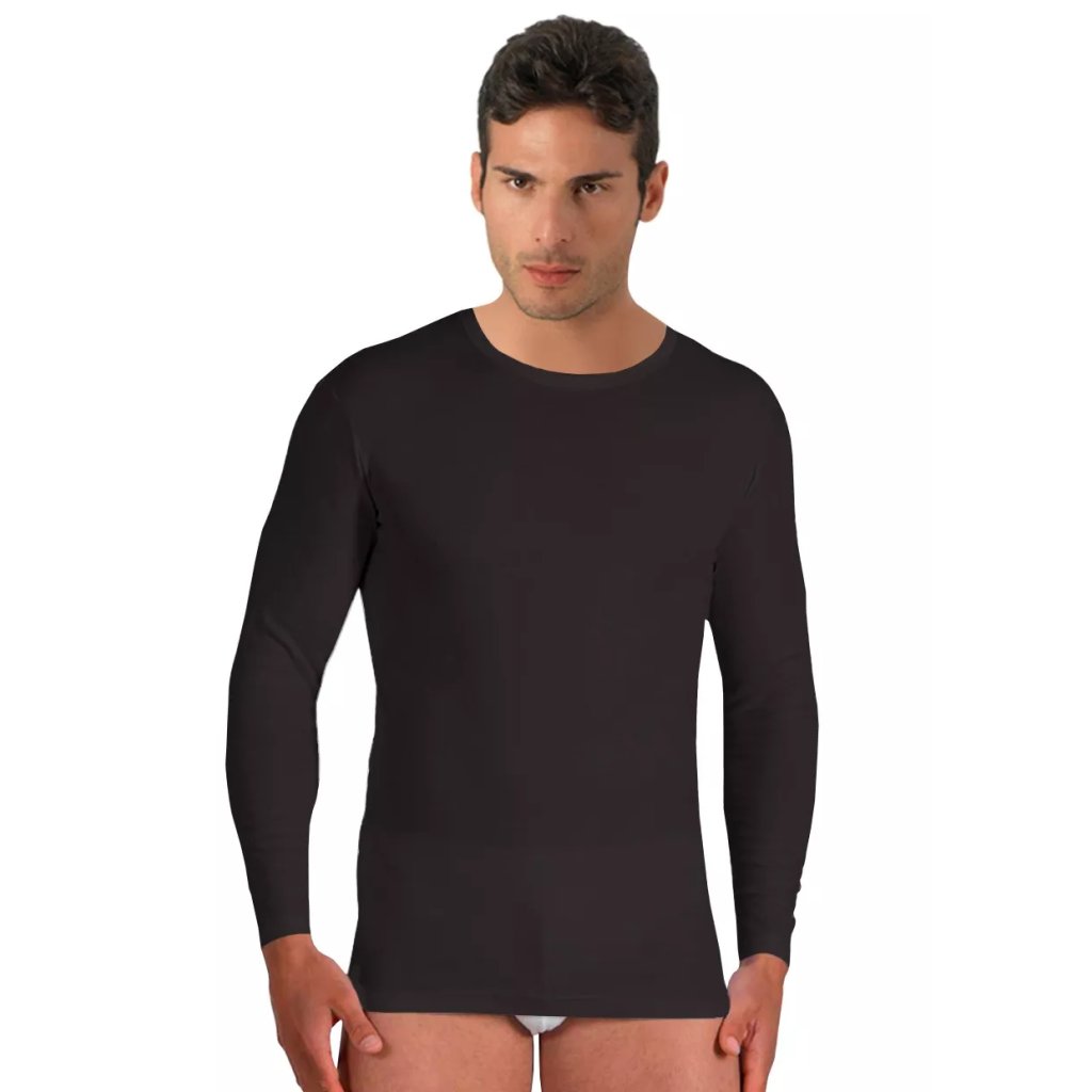 Pánske tričko s dlhým rukávom U1006 Risveglia (Farba / Veľkosť <img KodProduktu="271006uH"> svetlý melír / XXL/3XL)