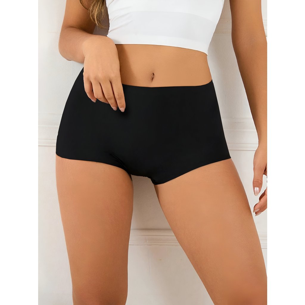 Dámske bezšvové krátke boxerky Gaubert GBTW-953 (Farba / Veľkosť <img KodProduktu="GBTW-953"> čierna / S/M)