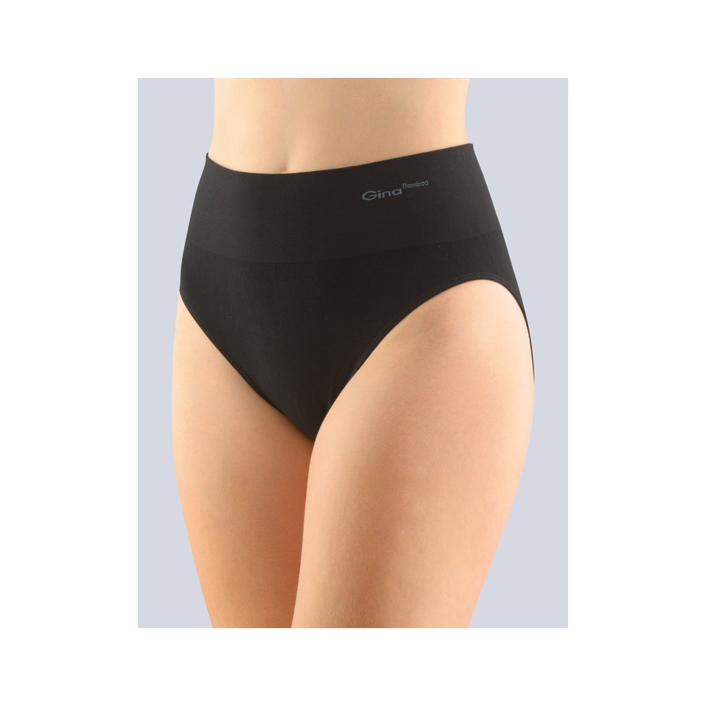 Klasické nohavičky Bamboo širší bok 00035P (Farba / Veľkosť <img KodProduktu="00035P"> tm. lososová / XL/XXL)