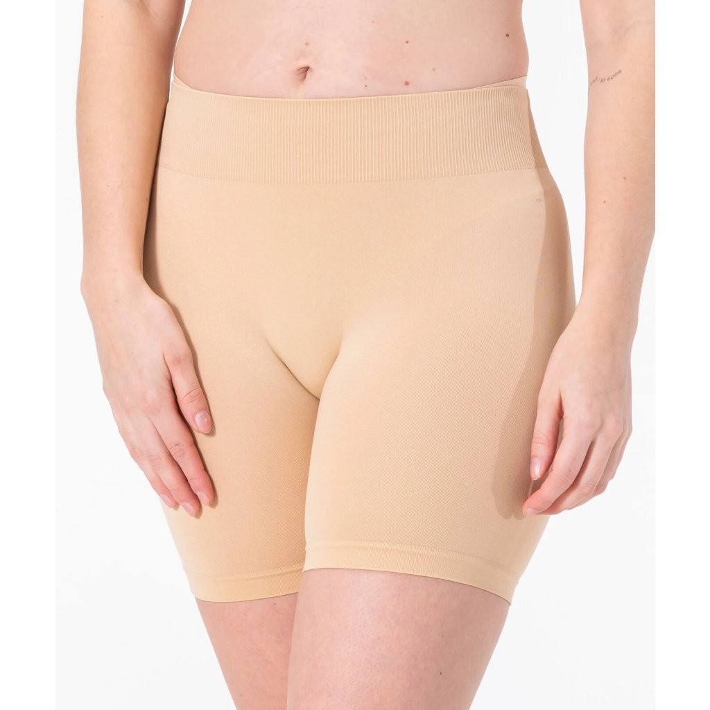 Dámske bezšvové vyššie boxerky Gaubert GBTW-3001 (Farba / Veľkosť <img KodProduktu="GBTW-3001"> biela / S/M)
