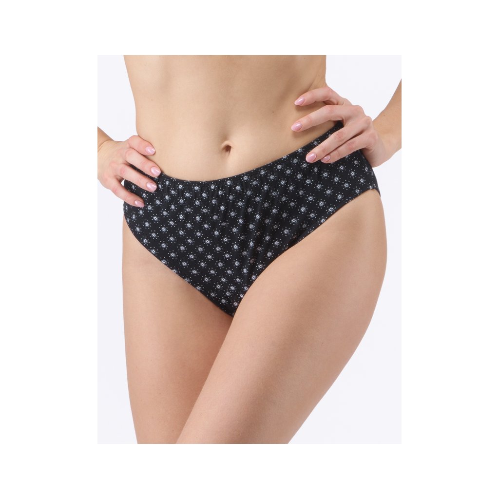 Výhodné balenie 5 kusov - Klasické nohavičky so širšou pásovou gumou. (Farba / Veľkosť <img KodProduktu="10288P"> jaspis, biela / XL/XXL)