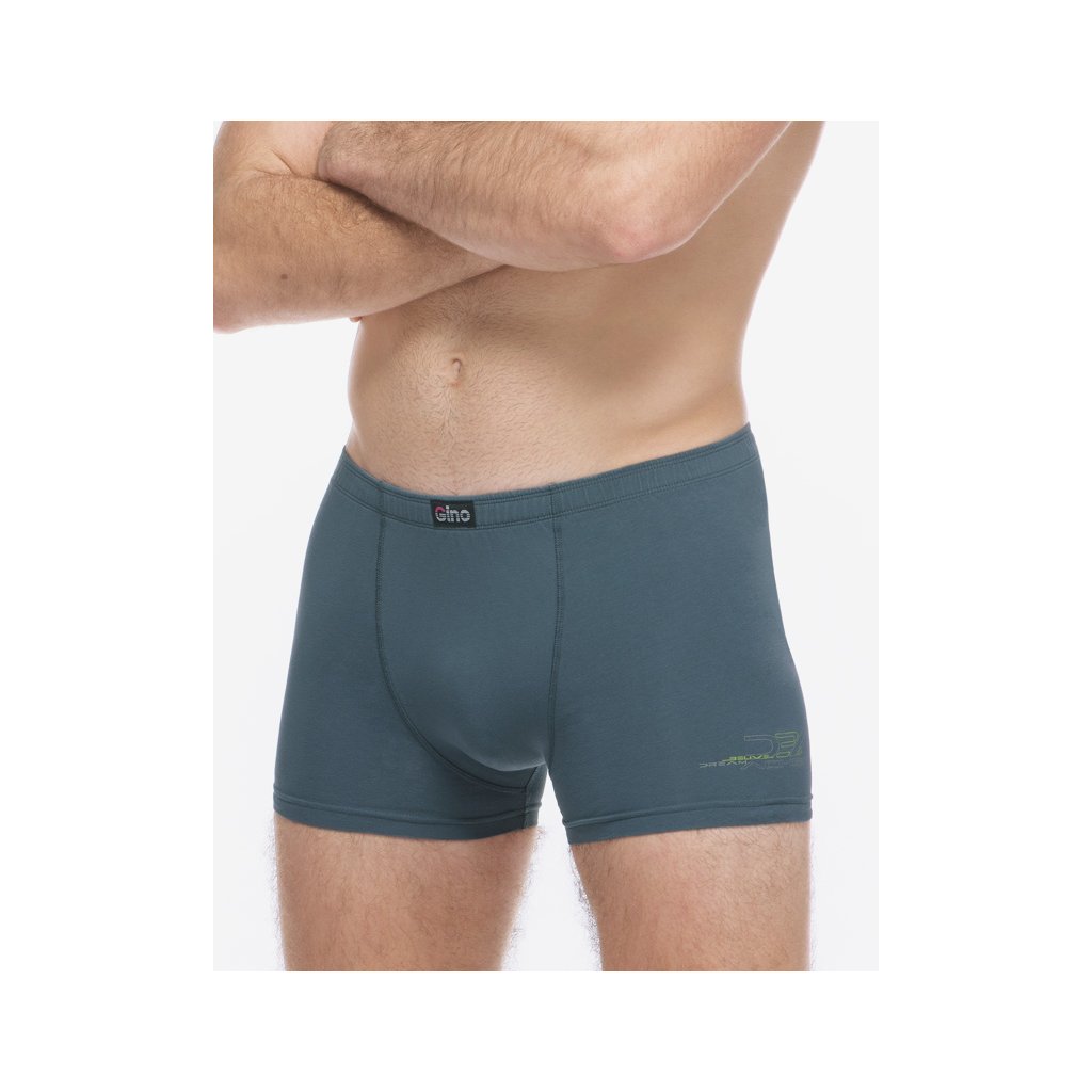 Výhodné balenie 5 kusov - Boxerky kratšia nohavička (Farba / Veľkosť <img KodProduktu="73134P"> tm. šedá, hrášková / XL/XXL)