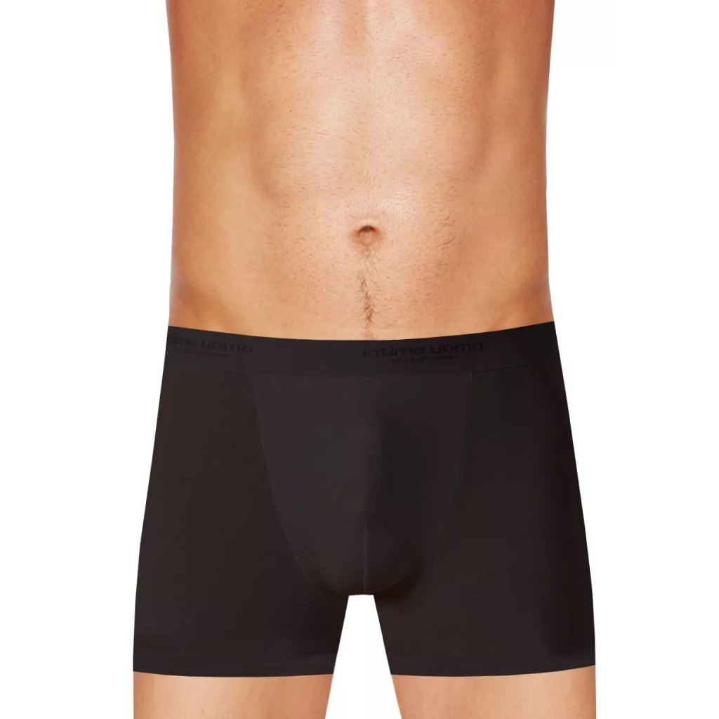 Pánske boxerky s dlhšou nohavičkou U501 Intime RISVEGLIA (Farba / Veľkosť <img KodProduktu="27501uH"> biela / S/M)
