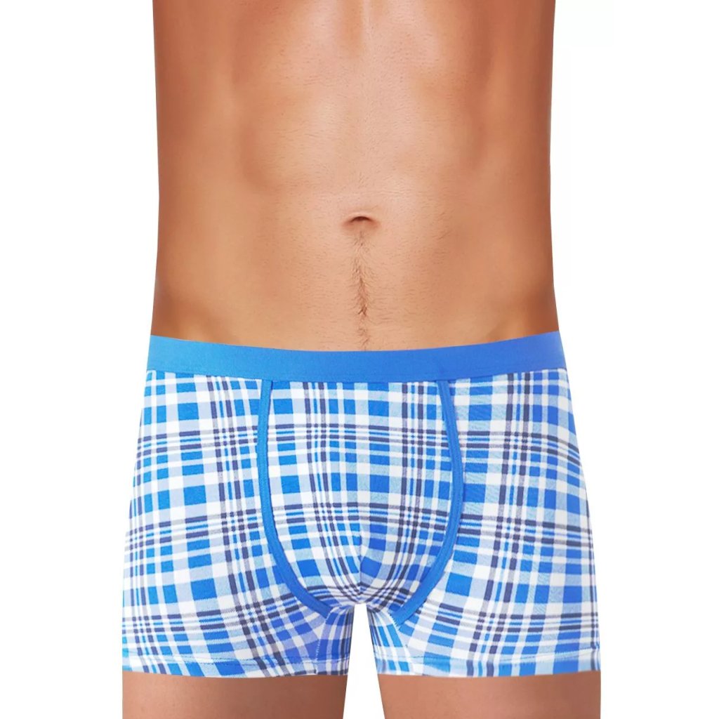 V balení 3 ks -Pánské boxerky s dlhšou nohavičkou U514 Intime RISVEGLIA (Farba / Veľkosť <img KodProduktu="27514uH"> jeans svetlá / XL/XXL)