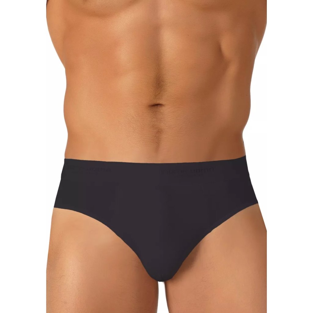 Pánske jednofarebné slipy Intime U601 Risveglia (Farba / Veľkosť <img KodProduktu="27601uH"> grigio (sivá) / XXL/3XL)