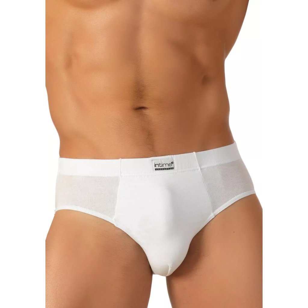 Pánske bezšvové slipy Intime U602 Risveglia (Farba / Veľkosť <img KodProduktu="27602uH"> modrá tmavá / 4XL/5XL)