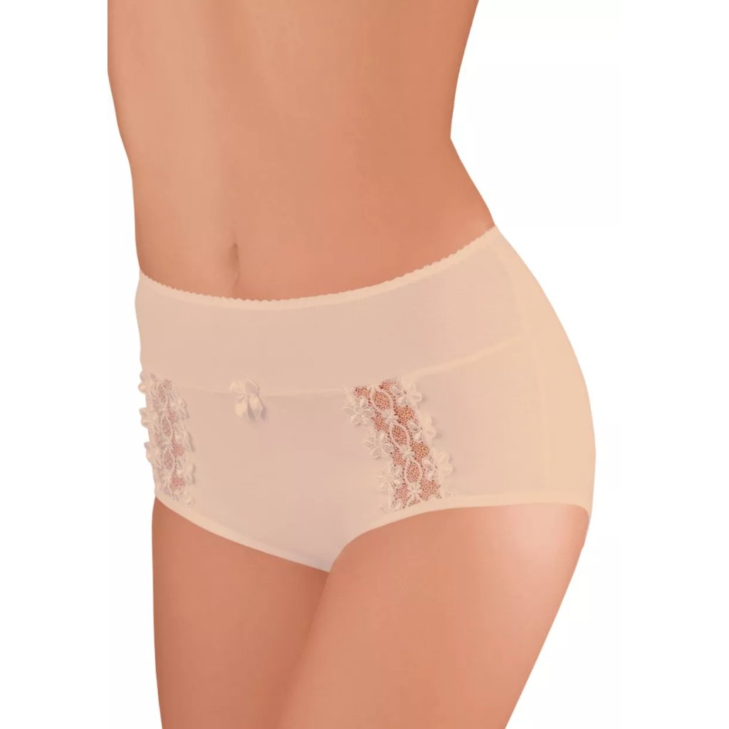Dámske vyššia čipkované nohavičky BBL 005 Babell (Farba / Veľkosť <img KodProduktu="35005bH"> telová / 3XL/4XL)