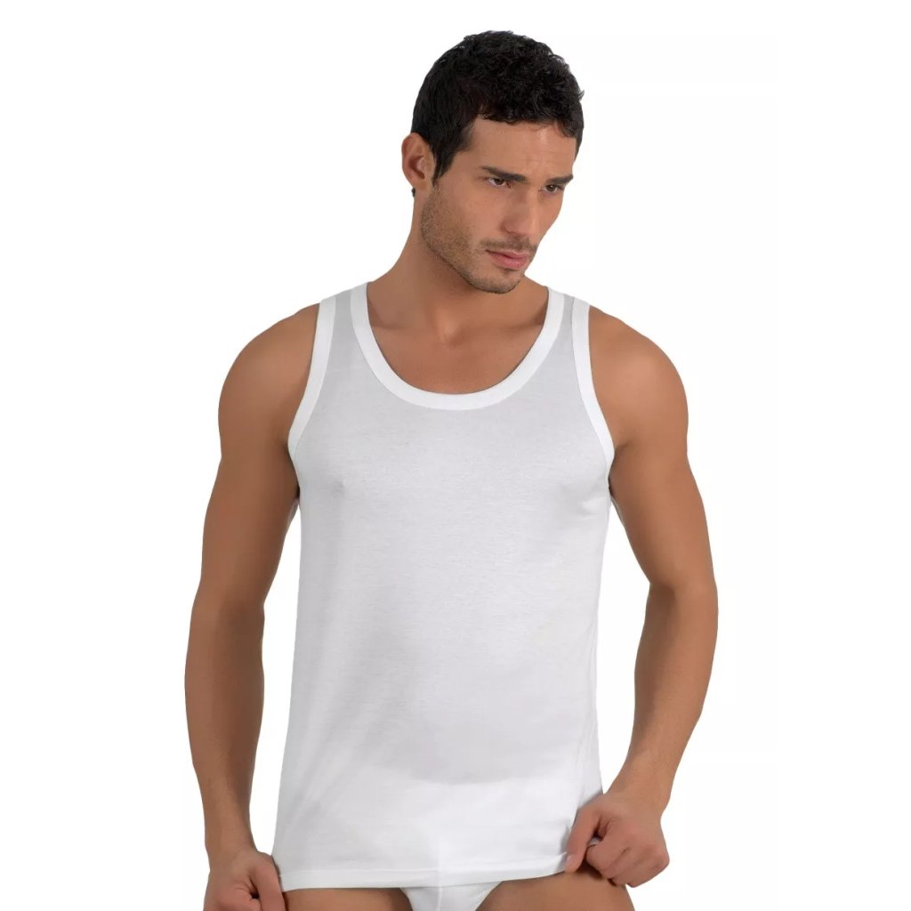 Pánske jednofarebné tielko vzor U1000 Risveglia (Farba / Veľkosť <img KodProduktu="271000uH"> modrá tmavá / XXL/3XL)