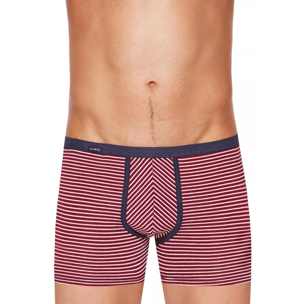 Pánske boxerky s dlhšou nohavičkou a pozdĺžnym prúžkom vzor 206Z Fabio (Farba / Veľkosť <img KodProduktu="2110113206zH"> bordo (vínová) / S/M)