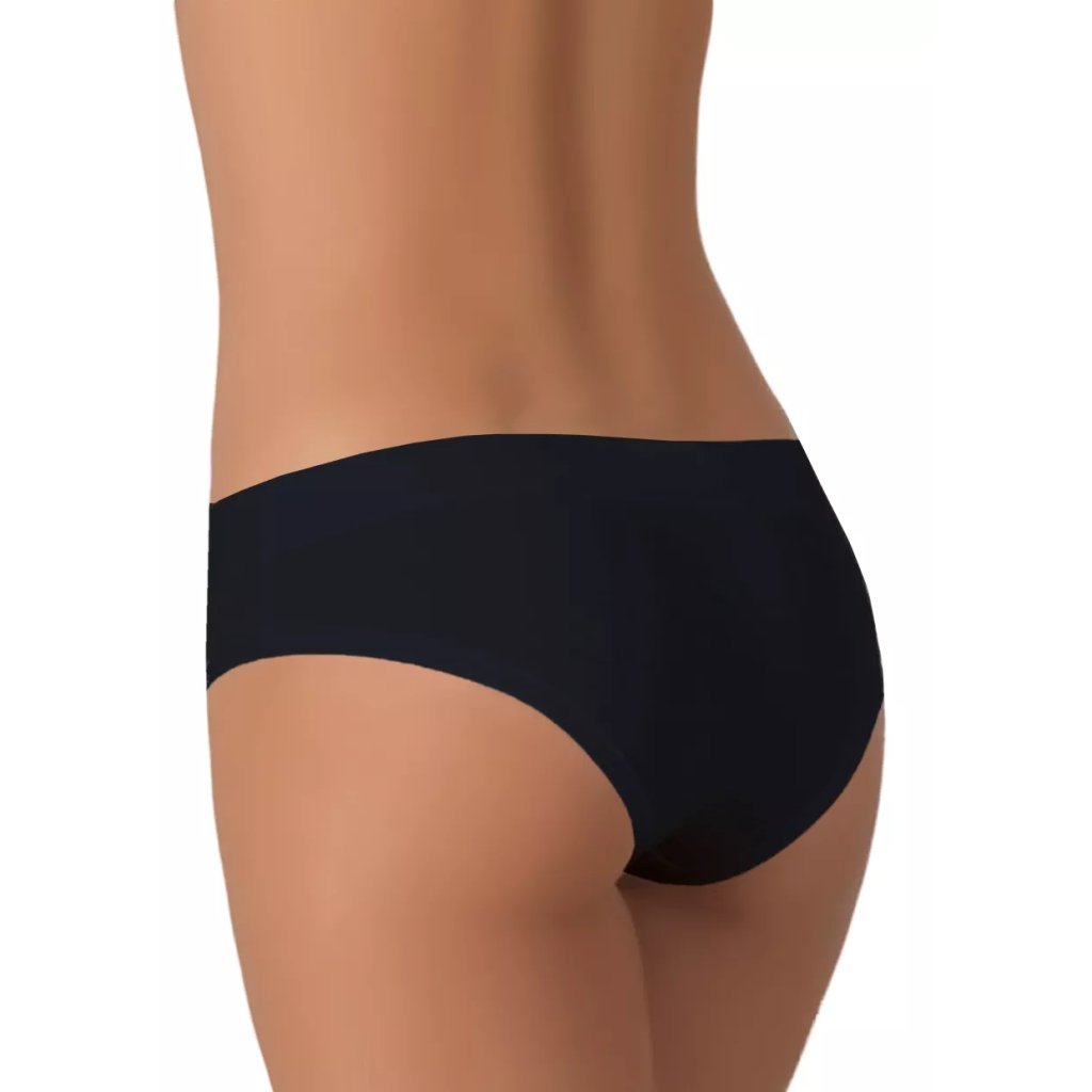 Dámske jednofarebné nohavičky so širokým lemom S38 Risveglia (Farba / Veľkosť <img KodProduktu="27038sH"> telová / L/XL)