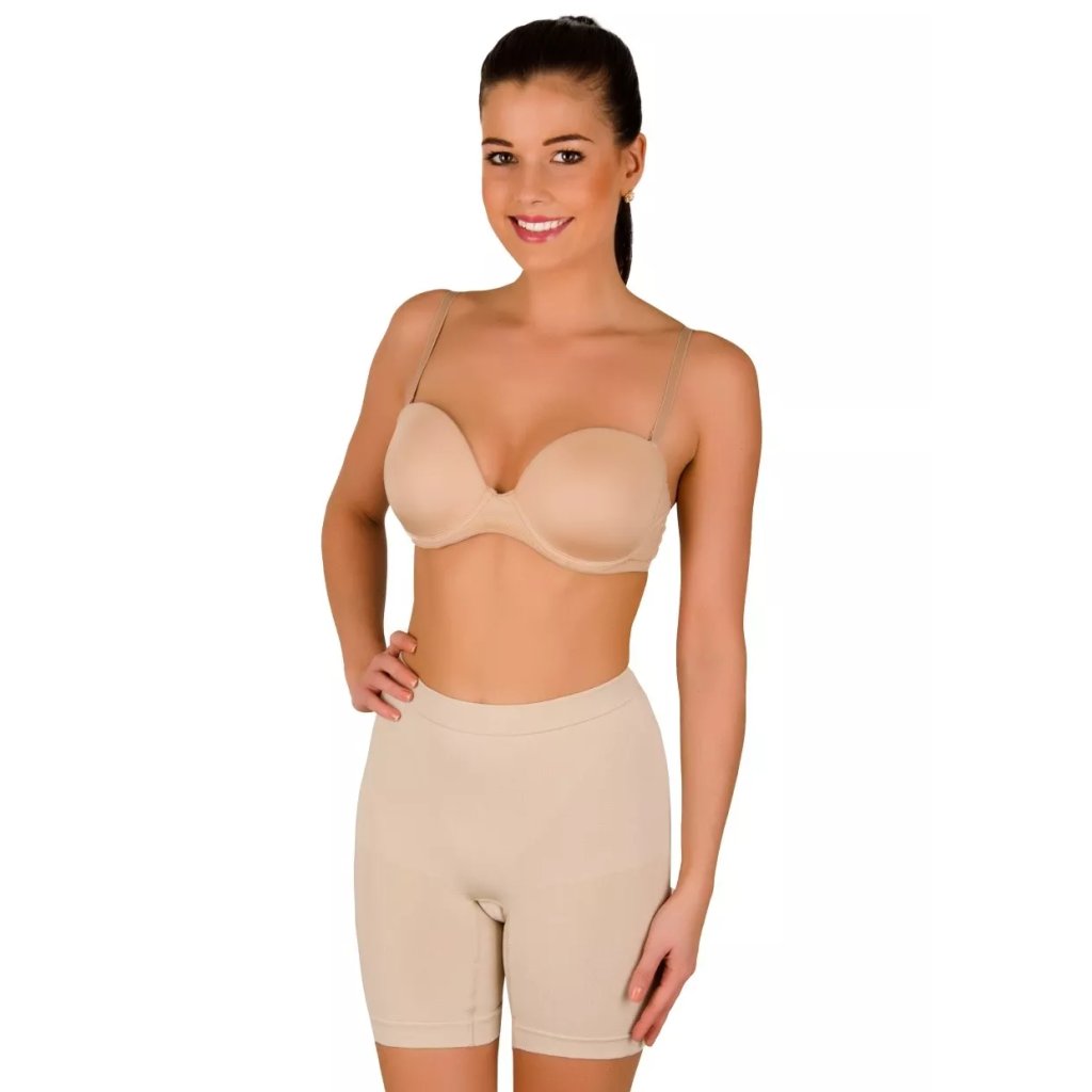 Dámske bezšvové dlhé boxerky vzor 06-50 Hanna Style (Farba / Veľkosť <img KodProduktu="2806050H"> telová / XL/XXL)