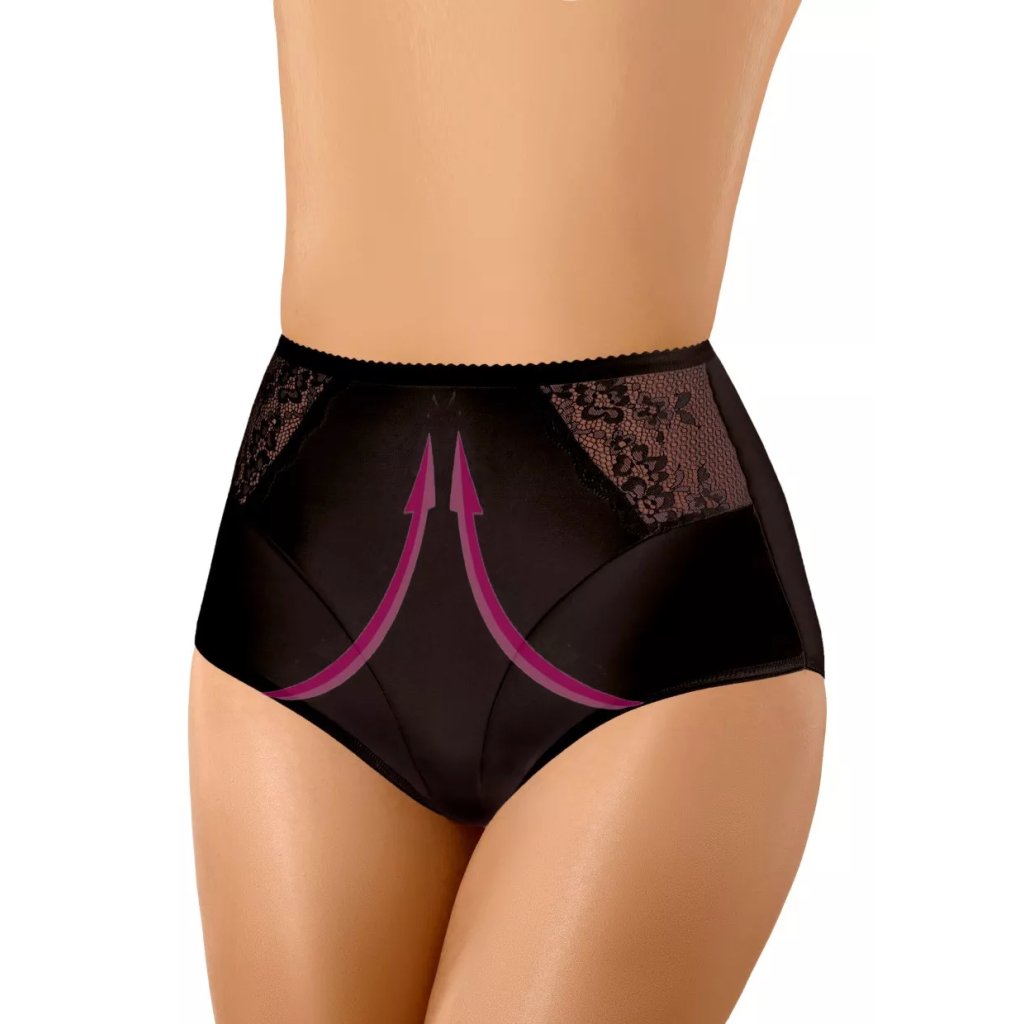 Dámske vyššia sťahujúce čipkované nohavičky BBL 103 Babell (Farba / Veľkosť <img KodProduktu="35103bH"> telová / XXL/3XL)