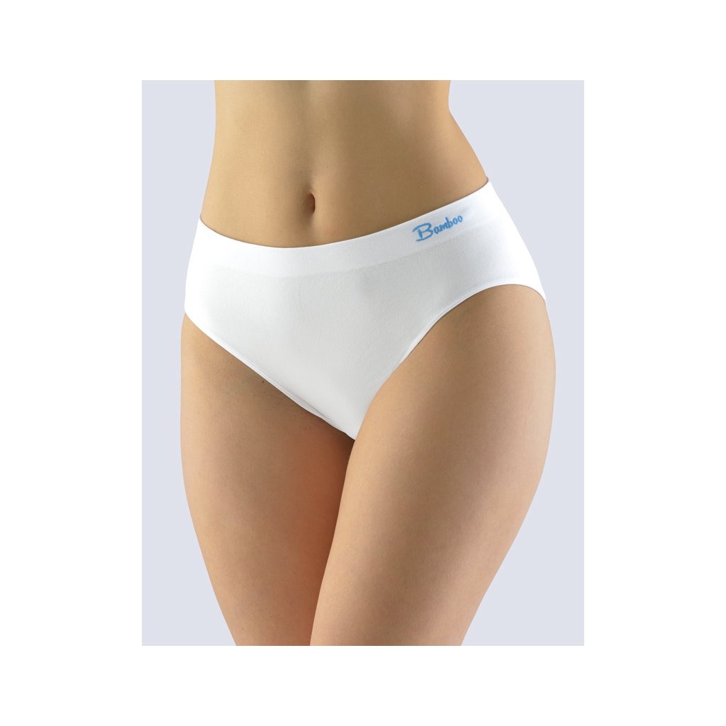 Nohavičky klasické bambus 00041P (Farba / Veľkosť <img KodProduktu="00041P"> biela, dunaj / L/XL)