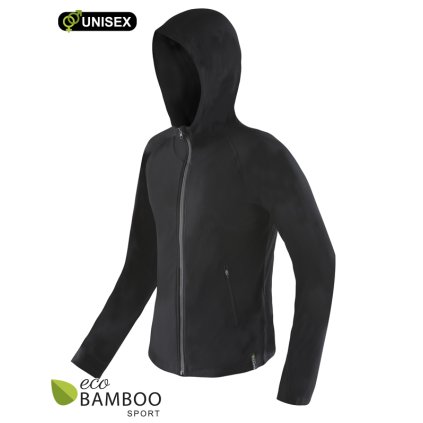 Mikina s dlhým rukávom a kapucňou 99007P (Farba / Veľkosť <img KodProduktu="99007P"> čierna / XXL)