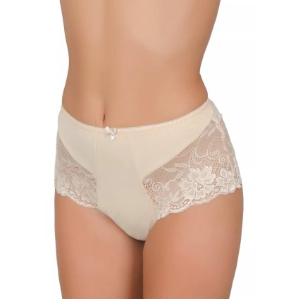 Dámske vyššia čipkované nohavičky 54 / 1-97 Fabio (Farba / Veľkosť <img KodProduktu="2154197H"> telová / XL/XXL)