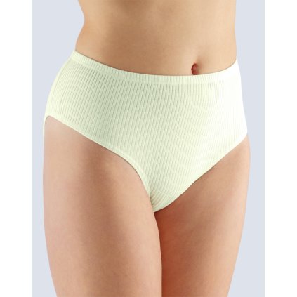 Nohavičky klasické vo väčších veľkostiach (Farba / Veľkosť <img KodProduktu="11075P"> žltobiela / 3XL/4XL)