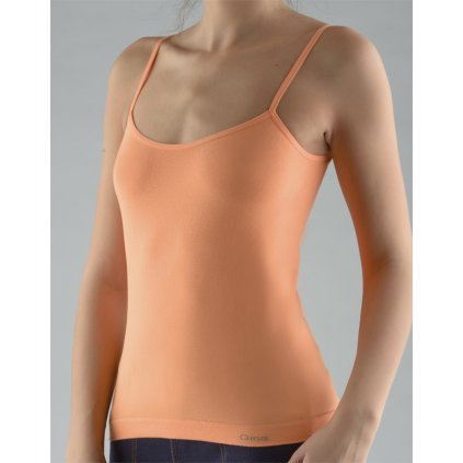 Výhodné balenie 5 kusov - Košieľka s úzkymi ramienkami 08003P (Farba / Veľkosť <img KodProduktu="08003P"> sv. tehlová / S/M)