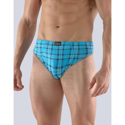 Výhodné balenie 5 kusov - Slipy s úzkym bokom 70055P (Farba / Veľkosť <img KodProduktu="70055P"> tm. tyrkysová, tm. šedá / M/L)