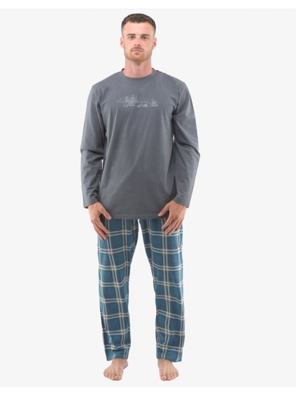 Výhodné balenie 5 kusov - Pyžamo dlhé pánske 79133P