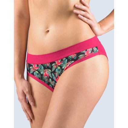 Výhodné balenie 5 kusov - Nohavičky bokové 16168P (Farba / Veľkosť <img KodProduktu="16168P"> petrolejová, lahvová / L/XL)