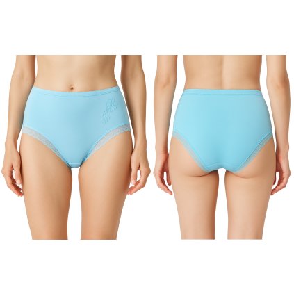 Dámske nohavičky 9009 s čipkou v nohavičkách a ozdobným lemom. (Farba / Veľkosť <img KodProduktu="9009-Holland"> telová / XXL/3XL)