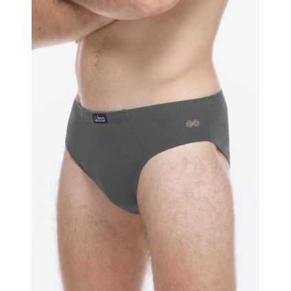 Výhodné balenie 5 kusov - Slipy nadmerné (Farba / Veľkosť <img KodProduktu="71138P"> tm. šedá, šedohnědá / 3XL/4XL)