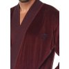 Pánsky župan na zaväzovanie Royal bordo L&L (Farba / Veľkosť <img KodProduktu="13205001H"> bordo (vínová) / XL/XXL)