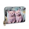 Malá kompaktná detská peňaženka s dvoma mačiatkami 9,5x12,5 cm