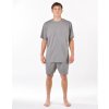 Výhodné balenie 5 kusov - Pyžamo krátke pánske (Farba / Veľkosť <img KodProduktu="79194P"> šedá, peprmint / XL)