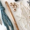DIY balíček: Macramé listy na zeď + video návod