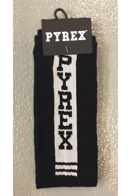 Ponožky celopopsané Pyrex - černé (Velikost Velikost UNI)