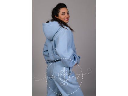 BABY BLUE OVERSIZE  HOODIE